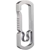 BANG TI Titanium Anti-lost Quick Release Men's Keychain Hook (C1, Ultralight Large Capacity)