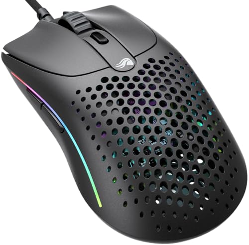 Model O 2 Kabelgebundene Gaming-Maus, 59g, BAMF 2.0, in Schwarz