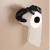 3D Ghost Hand Toilet Paper Holder, 3D Printed Gothic Wall Mounted Toilet Roll Holder, No Drill Easy Install Funny Spooky Bathroom Decor, Creative Toilet Tissue Holder for Halloween Bar Man Cave