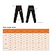4ucycling Men's Fleeced Training Pants, Black, M