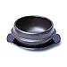 Crazy Korean Cooking Korean Stone Bowl (Dolsot), Sizzling Hot Pot for Bibimbap and Soup - Premium Ceramic (Medium - No Lid)