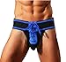 Arjen Kroos Men's Athletic Supporter Performance Jock Strap Sports Underwear,Blue,Medium/31.5-33.8 inch