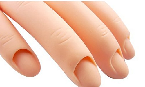 MBox Flexible Soft Plastic Flectional Mannequin Model Hand Nail Art Practice
