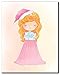 Princess Kids Wall Decor - Belle Ariel Cinderella Snow White Jasmine Aurora Set of 6 Cute Art (8 inches x 10 inches) Prints