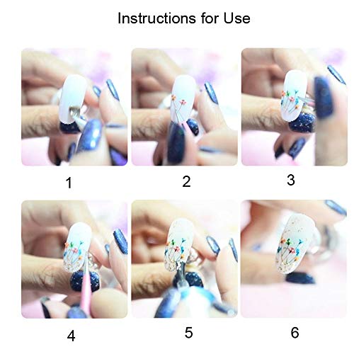 DIY Nail Art Tools Decoration Manicure Kit Including Glitter Nail Rhinestones, Nail Dried Flowers, Nails Sanding Buffing File Beauty Accessories Nail Art Set Kit - Thumbnail 6