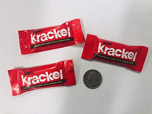 RiverFinn Delicious Krackel Mini Chocolate Bars- Chocolate Candy with Crisped Rice (1 Lb. (16 oz.))