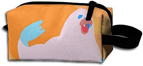 Beach Sea Lion Unisex Fashion Hanging Storage Bag Toiletry Bag Makeup Cosmetic Pouch Pencil Case For Business Travel