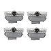 Grolish 4 Piece Easy installtion Logo Door Light Emblem Car Door Light for Infiniti