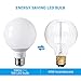 TORCHSTAR 12-Pack G25 LED Light Bulbs, 5W 40W Equivalent, Dimmable 450LM Globe Light Bulbs, 3000K Warm White, E26 Base Decorative Bulb, for Bathroom Vanity or Mirror, UL Listed