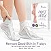MayBeau 4 Pairs Foot Peel Mask Exfoliating Baby Foot Mask Set,Peeling Away Callus and Dead Skin,Natural Lavender and Olive Scented Booties Repair Rough Heels Treatment Soft Smooth Touch Baby Feet