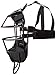 Champro 18oz. Lightweight Baseball/Softball Adult Umpire Face Mask with Moisture-Wicking Dri-Gear Pads,Black