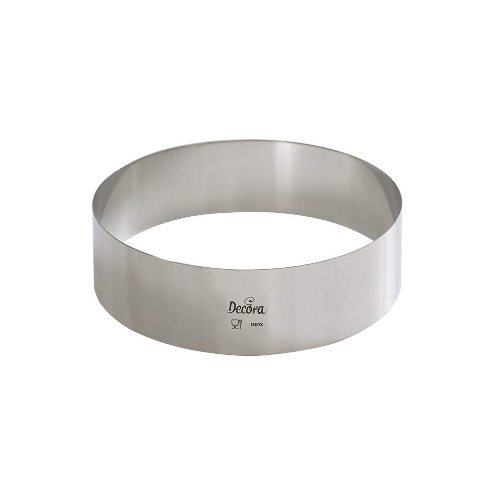 DECORA 0063720 Stainl. Steel Round Shape Ø 20 X H 4,5 Cm