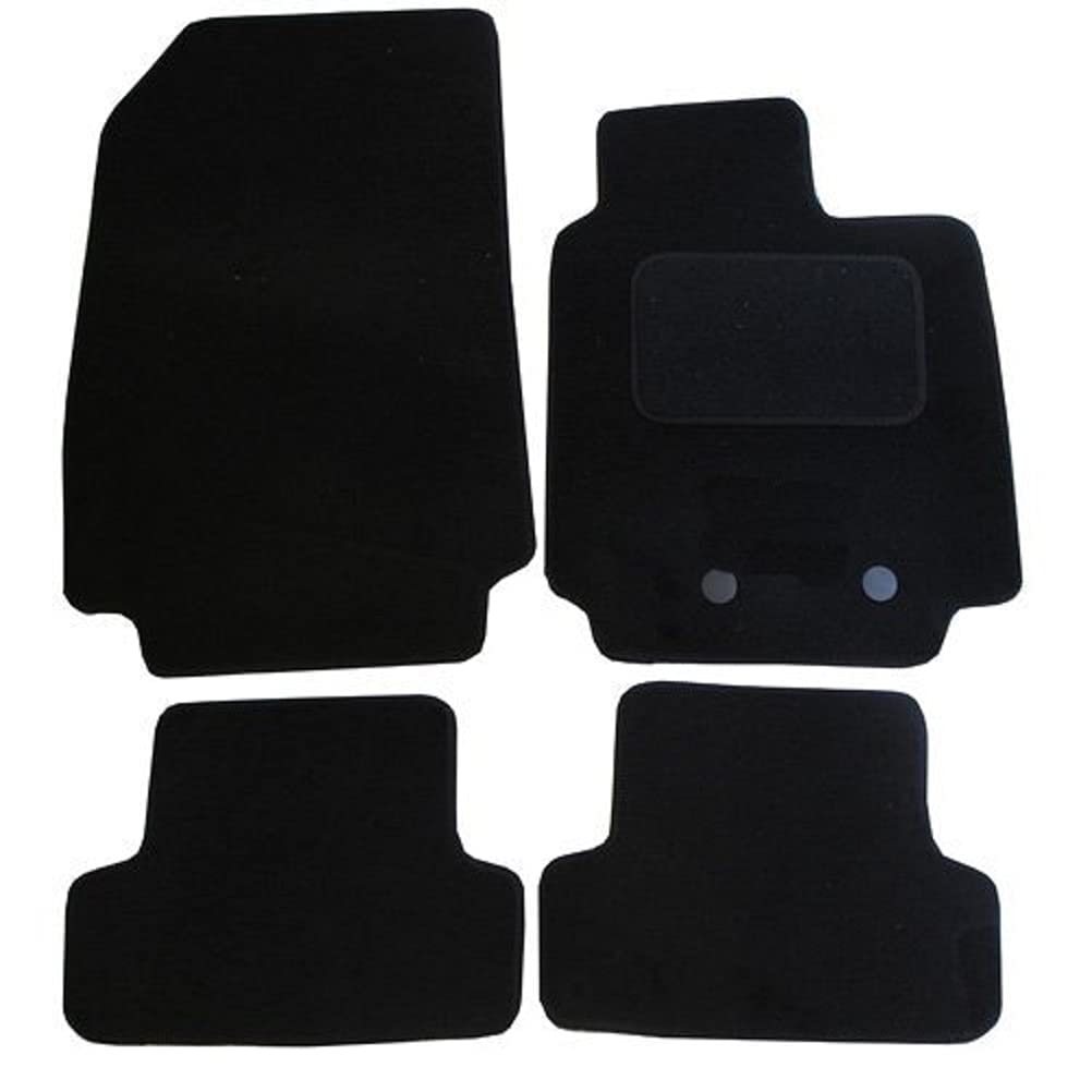 JVL 1569 Fully Tailored Carpet Car Mat, Set of 4, Black