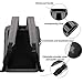Ultra-Thin Laptop Backpack,Cartinoe Canvas Lightweight Backpack,Water Resistant College School Computer Bag for Women Men for Travel,Business,Student Daypack Fits 13 14 15 inch Laptop & Notebook,Gray