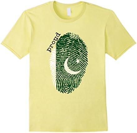 Men's Pakistan flag t-shirt - Pakistan National Flag Medium Lemon