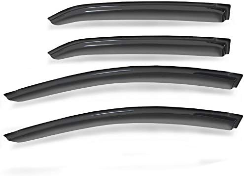 Gldifa Smoke Window Visors fit 2014-2018 Toyota Corolla Sun/Rain Guard Wind Deflectors 4pcs