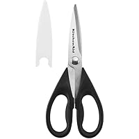 KitchenAid All Purpose Shears with Protective Sheath, 8.72-Inch, Black
