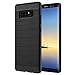 Samsung Galaxy Note 8 Case, MoKo Flexible TPU Bumper Slim Fit Case Carbon Fiber Design Lightweight Shockproof Back Cover for Samsung Galaxy Note 8 (2017), BLACK