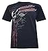 Harley-Davidson Men's Daring Ride Short Sleeve Crew-Neck Tee, Navy 5L33-HF57 (L)