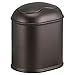 iDesign York BPA-Free Plastic Countertop Waste Basket with Swing Lid - 6.2