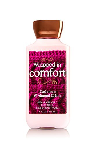 Bath and Body Works Wrapped in Comfort Cashmere Almond Cream Shea and Vitamin E Lotion 8 Ounce