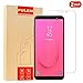 [2 Pack] PULEN for Samsung Galaxy J8 2018 Screen Protector,0.3MM Slim and 9H Hardness Tempered Glass [Anti-Scratch] [Bubble Free] Extreme Hardness with Lifetime Replacement Warranty