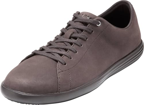 Cole Haan Men's Grand Crosscourt Sneakers, Dark Chocolate Nubuck/Chocolate Rais…