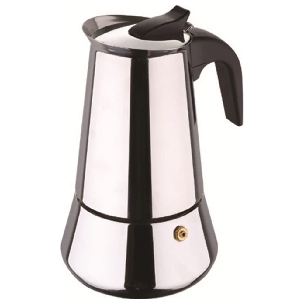 Bergner Barista Coffee Maker, Silver, 12.7 x 21.5 cm