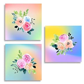 Colorful Quotes x3 Panels