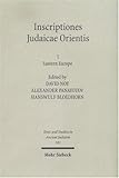 Inscriptiones Judaicae Orientis 01 : Eastern Europe, , 3161481895
