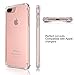 iPhone 7 Plus Clear Case, Shamo's Shockproof Thin Case Cover TPU Silicone Bumpers, Transparent Rigid Clear Back Anti-Scratch Protective Covers, Shamo's (For iPhone 7 Plus)