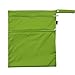 Damero Cute Travel Baby Wet and Dry Cloth Diaper Organizer Bag (Medium, Green)