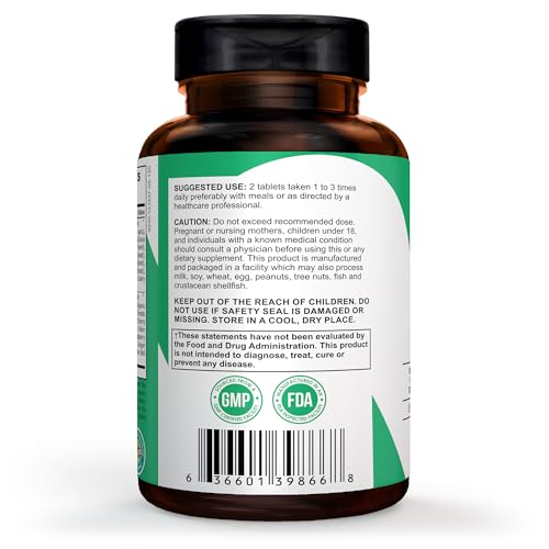 Pomona Wellness Super Greens Supplement, Full of Superfood Vitamins & Minerals, Fruits & Vegetable, Greens Powder for Bloating and Digestion, Gut Health, USDA Organic, Non-GMO, 120 Tablets