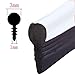 Glossy Car Decoration Trim for Door Dashboard 16ft(5M),Firwood Interior Exterior Decoration Flexible Strip including install Tool (silver)