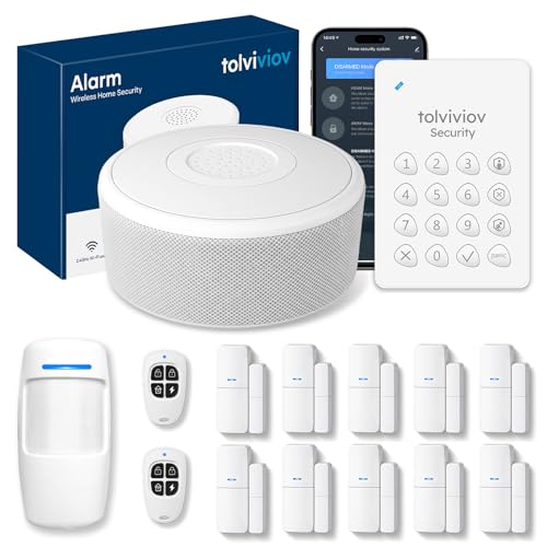 tolviviov 15-Piece Home Security System