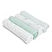 aden by aden + anais Swaddle Baby Blanket, 100% Cotton Muslin, 4 Pack, 44 X 44 inch, Dream
