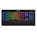 CORSAIR K57 RGB Wireless Gaming Keyboard - <1ms response time with Slipstream Wireless - Connect with USB dongle, Bluetooth or wired - Individually Backlit RGB Keys, Black