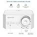 White Noise Machine for Sleeping & Relaxation, ETEREAUTY Sound Machine for Baby/Kids/Adults with 9 Soothing All-Natural Sounds, Auto-Off Timer and USB Output Charger for Home, Office or Travel, White