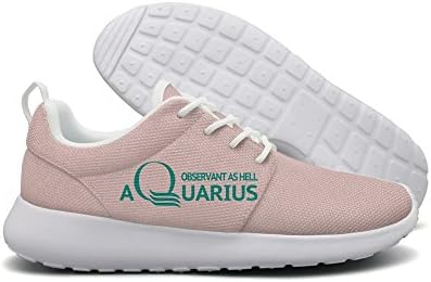 FGBLK net Aquarius Observant as Hell Quote Women's Design Running Shoes