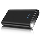 Power Bank Portable Charger 26800mAh Battery Pack Cell Charger with Dual Inputs and Dual Outputs Backup Battery,Power Indicator Flashlight Design Compatible with Tablets Smart Phones and other Devices