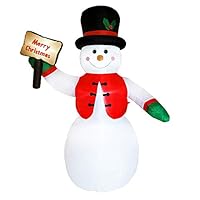 Dreamone 8.5 Foot Christmas Inflatable Snowman Lights for Christmas Decorations Indoor Outdoor Yard Garden Party Decorations