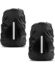 LAMA Parapioggia per Zaino, 2 Pacchi Impermeabile Outdoor Zaino Parapioggia Reflective Copri Zaino per Pioggia/Anti Polvere/Antifurto/Bicycling/Escursionismo/Campeggio/in Viaggio/Outdoor attività