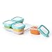 OXO Tot Baby Blocks Food Storage Containers, Aqua, 4 oz