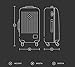 Herschel Trade, Black, 40.0L/23-Inch