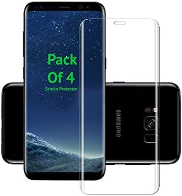 samsung galaxy s9 screen protector [4-Pack], Full Coverage Bubble-Free [Case-Friendly] Screen Protector for Galaxy S9 HD Clear Film