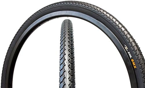 ZOL BMX Wire Bike Bicycle Tire 20x1 3/8c G5012 Black