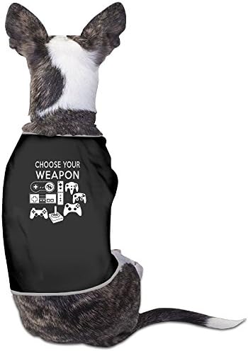BESINEAWSfAW Your Weapon Gamer Gaming Console Dog&Cat T-shirts Tank Top Vest Pet Clothing For Dogs Or Cats Costume M