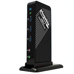 Plugable USB C Docking Station with Charging, Compatible with Thunderbolt 3 and USB-C MacBooks and Specific Windows…