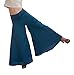Tropic Bliss Women's Wide Leg Organic Cotton Palazzo Pants, Fair Trade
