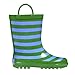 RanyZany Boys Super Stripes Rain Boot